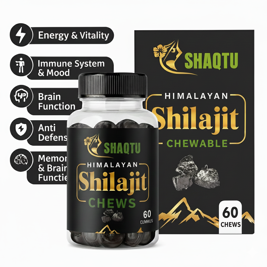 Shilajit Gummies – Natural Energy, Strength & Vitality Boost